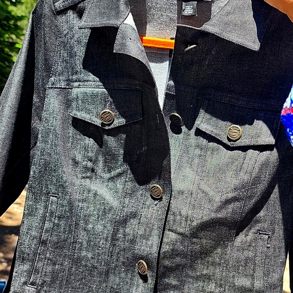 DKNY NWT black denim jacket - Picture 2 of 8